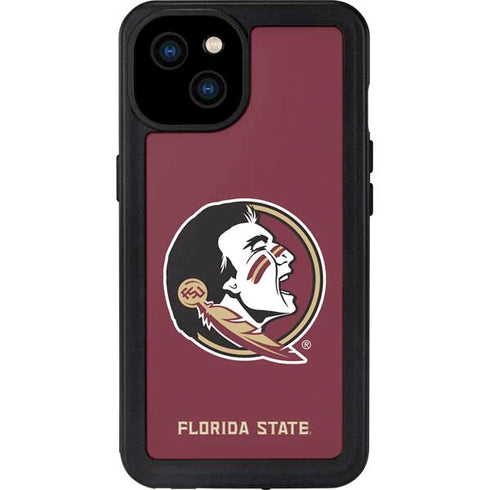 Florida State FSU Seminoles iPhone 15 Plus Waterproof Case